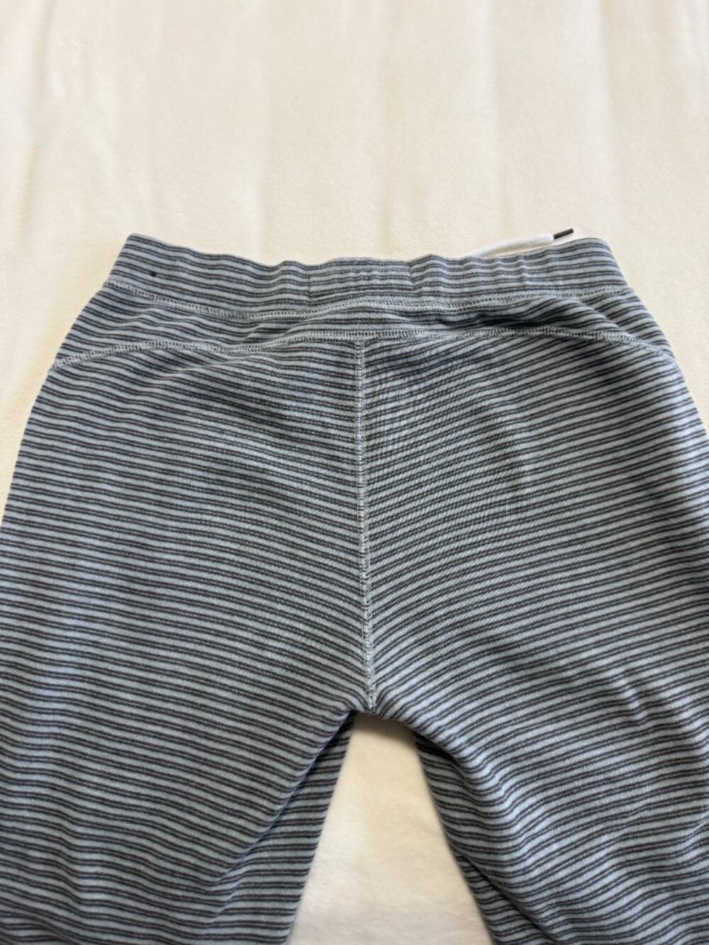 Abercrombie & Fitch Gray Striped Lounge Jogger Pants Women's Small - Picture 4 of 11